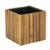 Garden planter MYRHAUK W33xL33xH32 hardwood