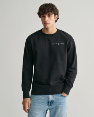 Printed Graphic Crew Neck Sweatshirt