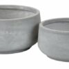 Garden planter TERASSE D44/36 grey set of 2
